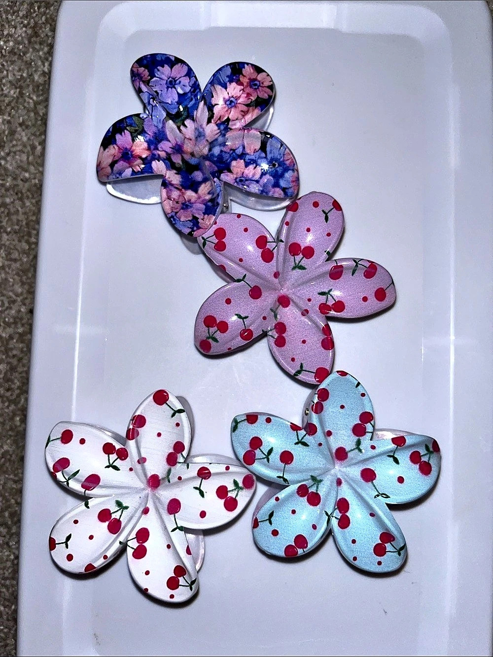 Floral Flower  Set in Multicolor